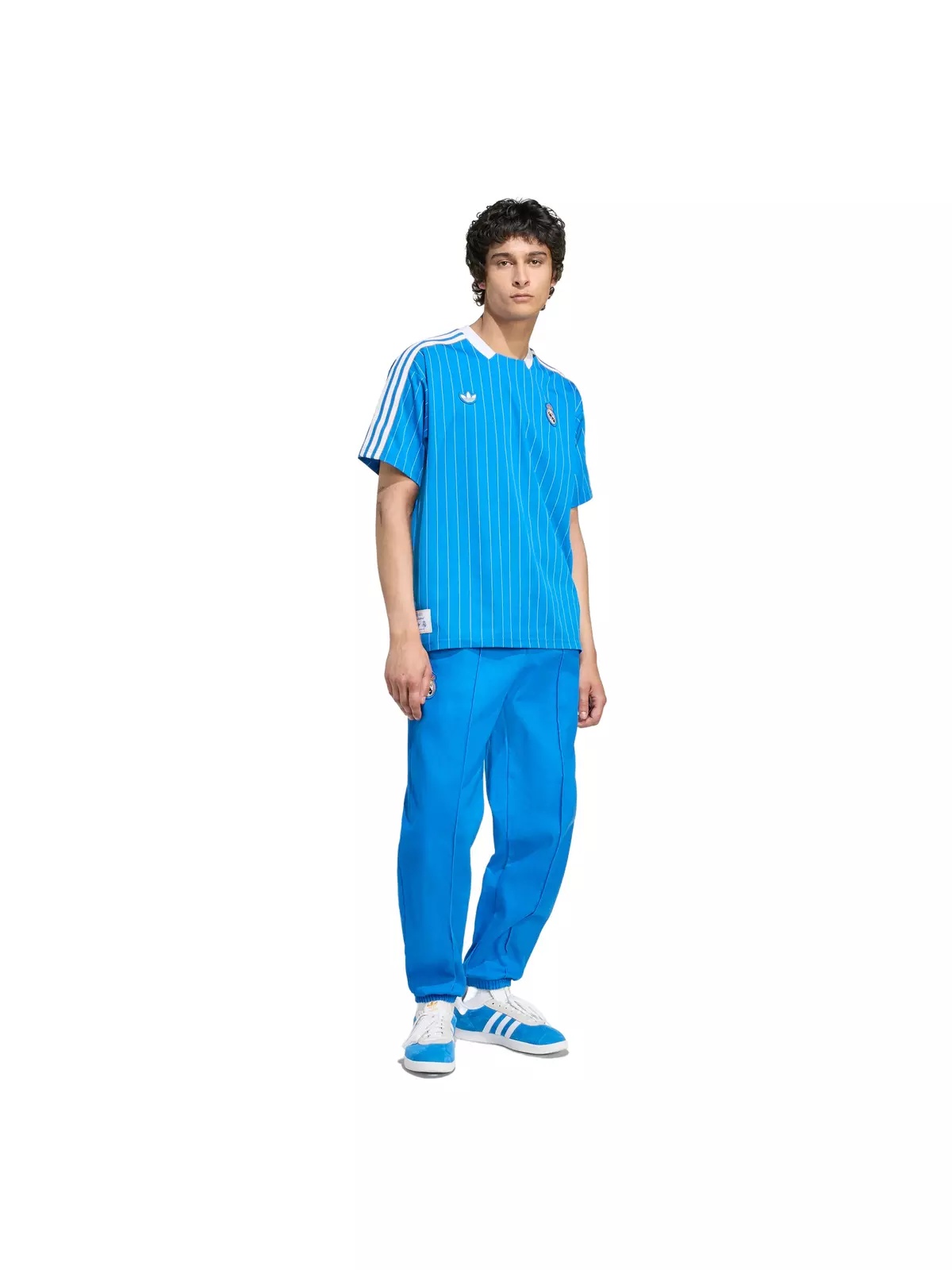 Originals Men's Real Madrid Terrace Icons Jersey -Blue - 5