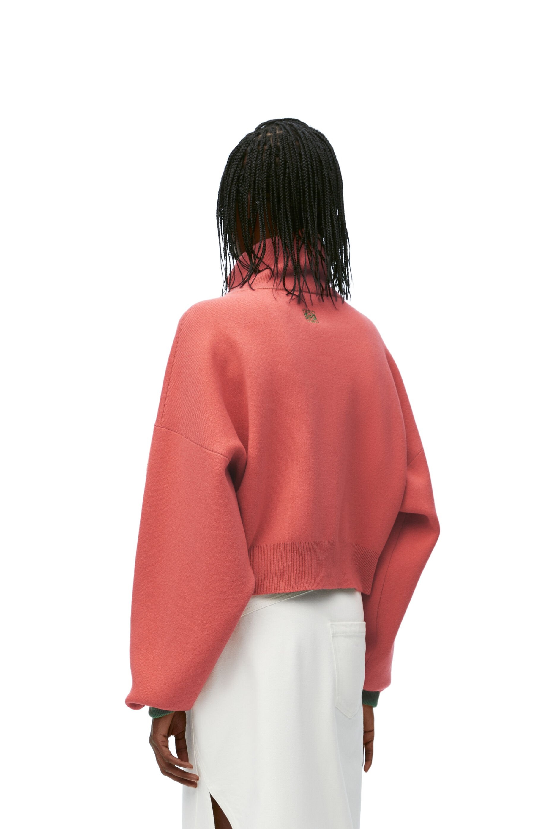 High neck sweater in cashmere - 4