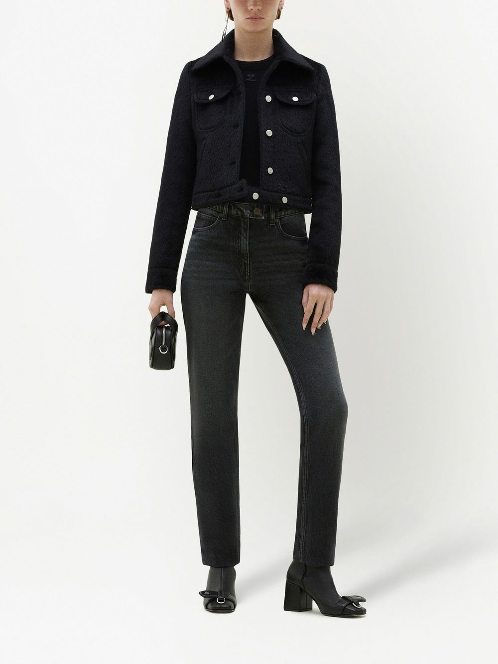 straight-leg denim trousers - 2
