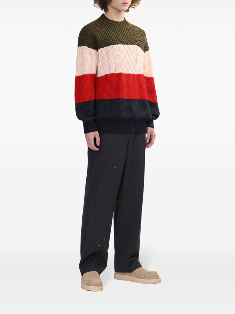 UNDERCOVER colour-block sweater outlook