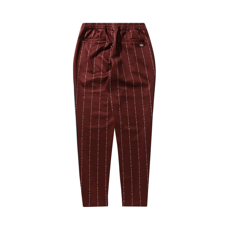 A BATHING APE® BAPE Text Stripe Jersey Pants 'Brown' outlook