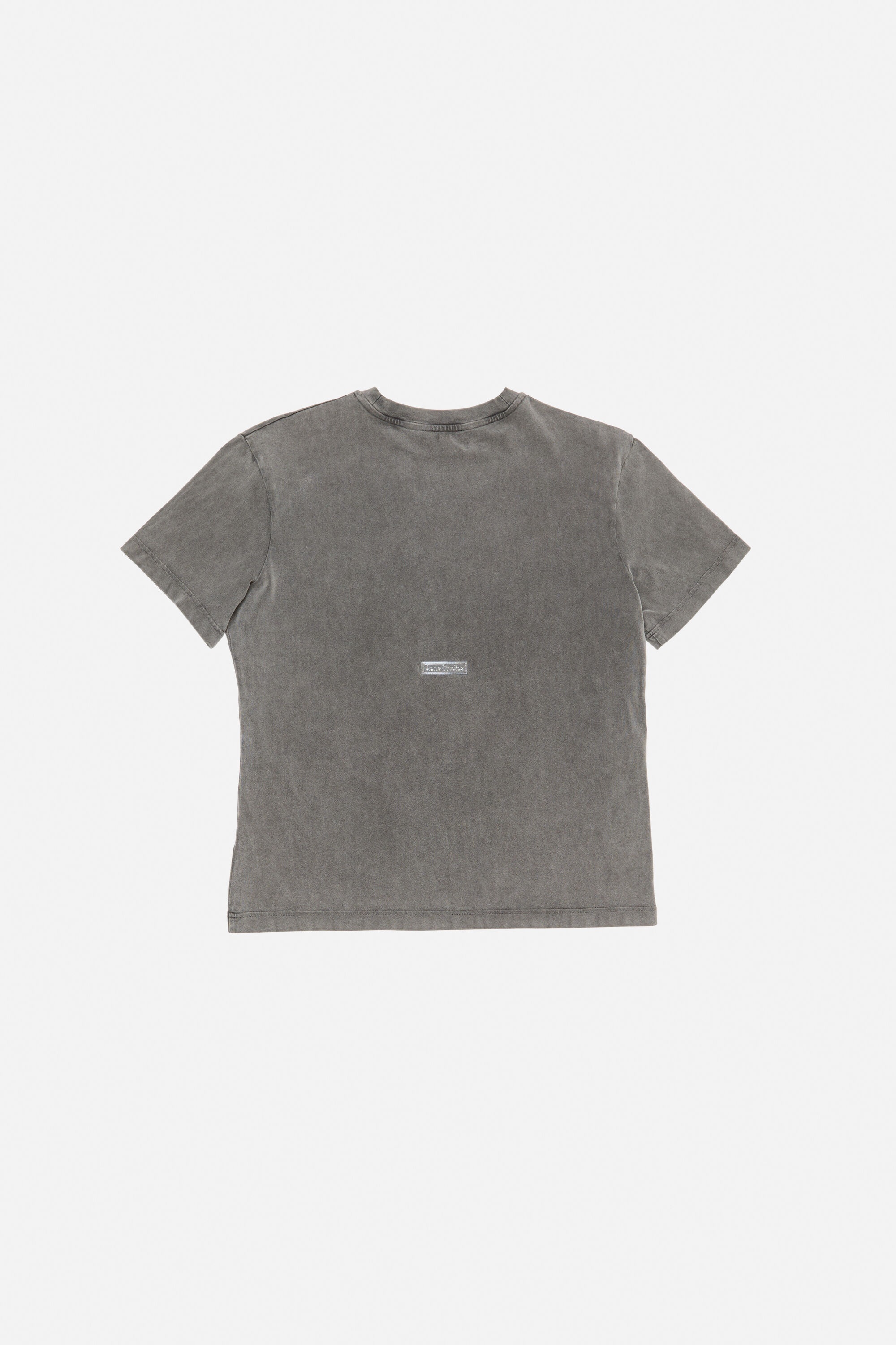 Cotton crewneck t-shirt - Faded black - 6