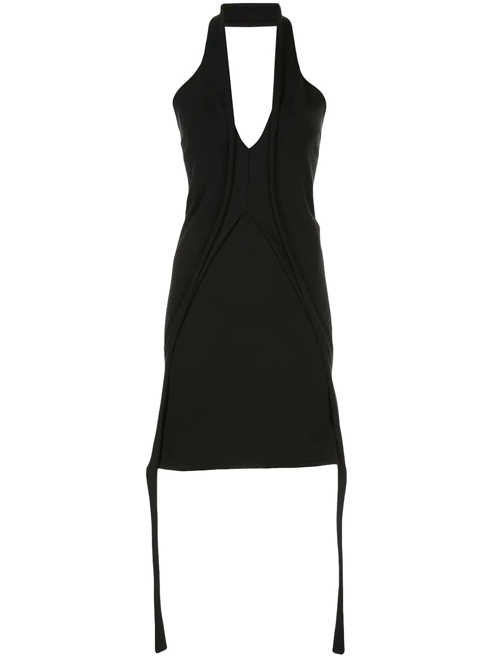 halter mini dress - 1