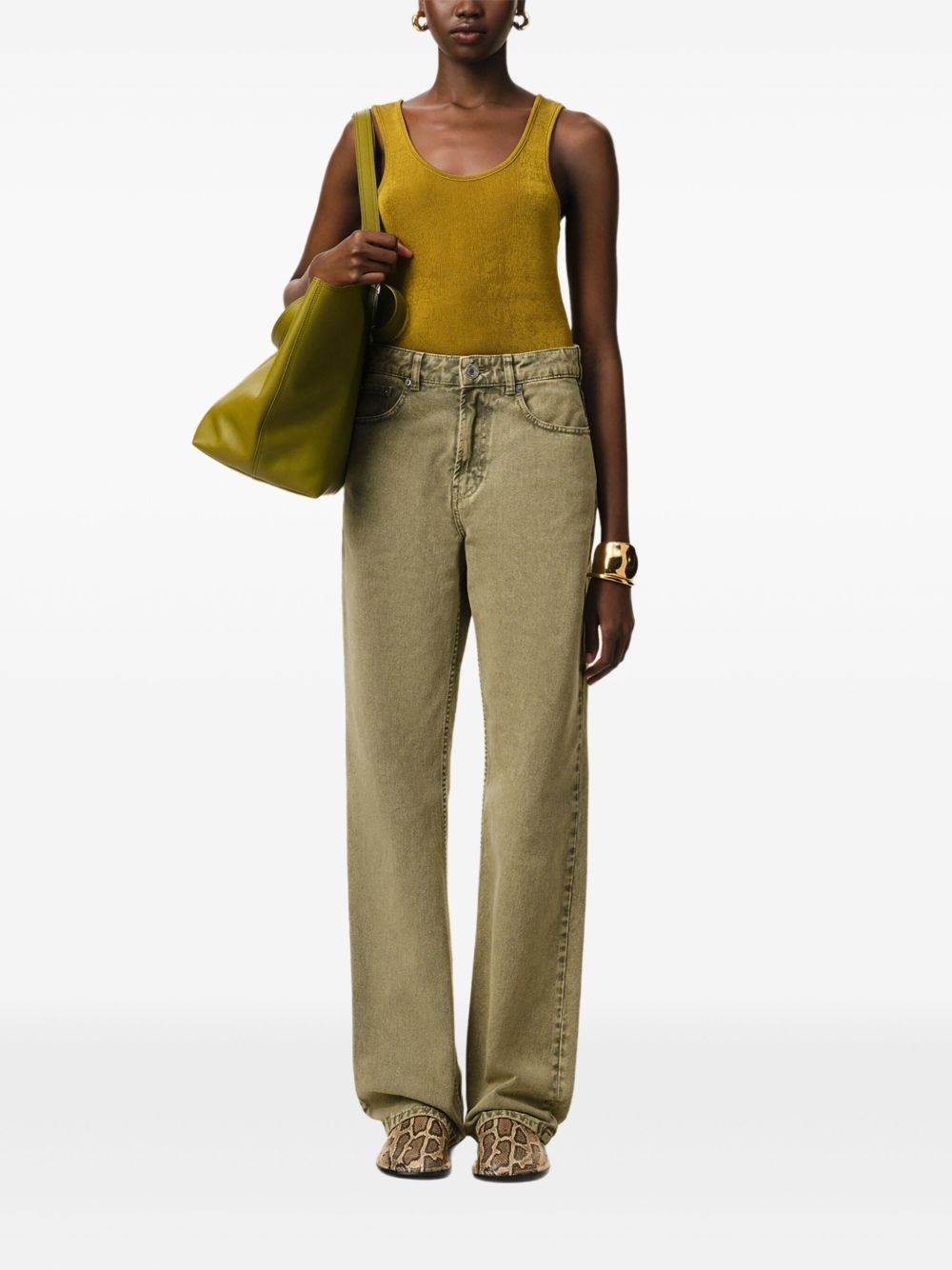 wide-leg jeans - 2