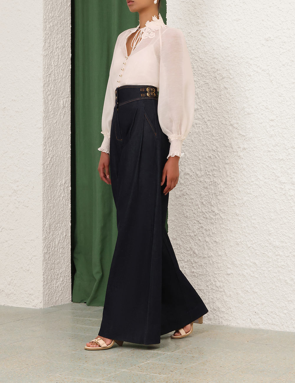 REBELLION COLLARED BLOUSE - 3