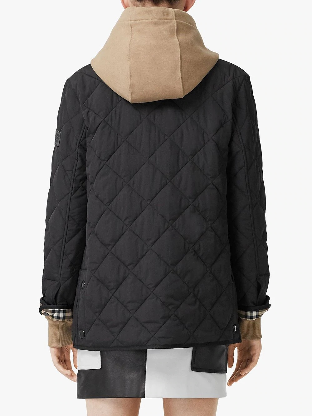 diamond quilted thermoregulated barn jacket - 4