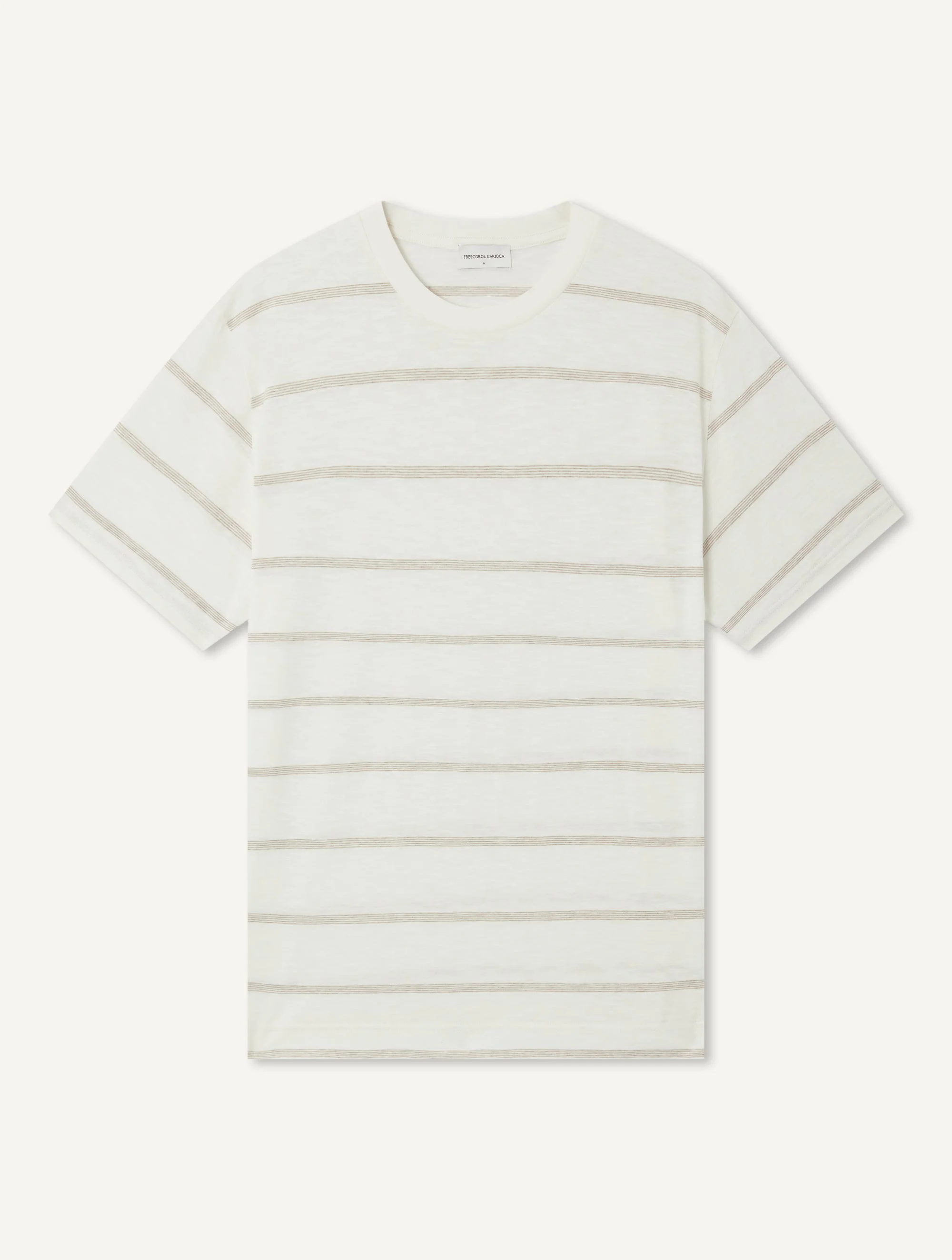 DINIS STRIPED COTTON T-SHIRT - 1
