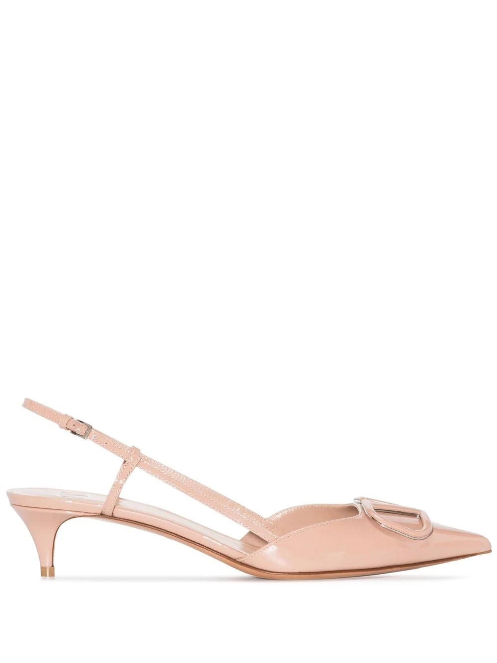 VLogo 40mm slingback pumps - 1