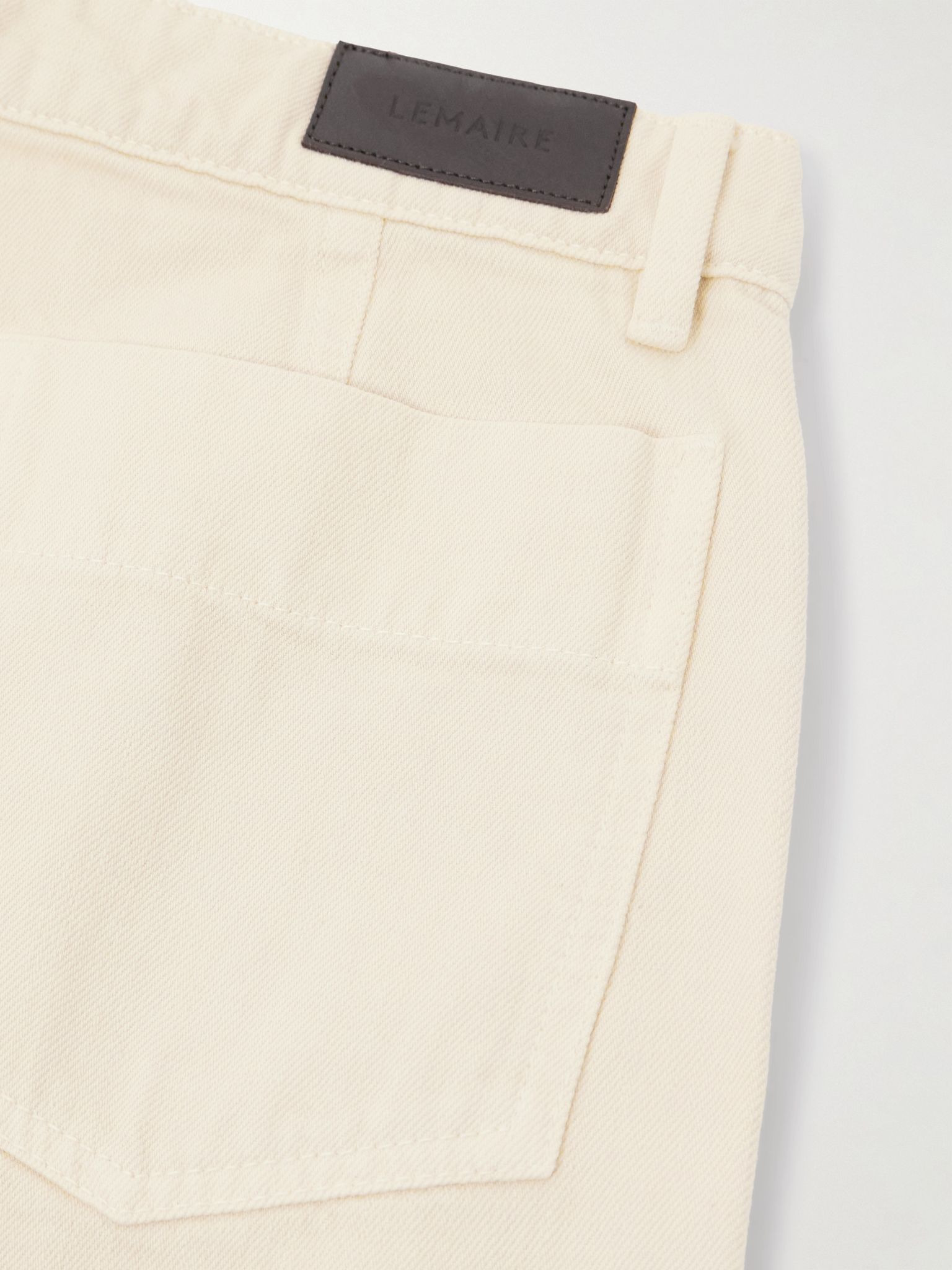 Denim straight-leg pants Off-white - 5