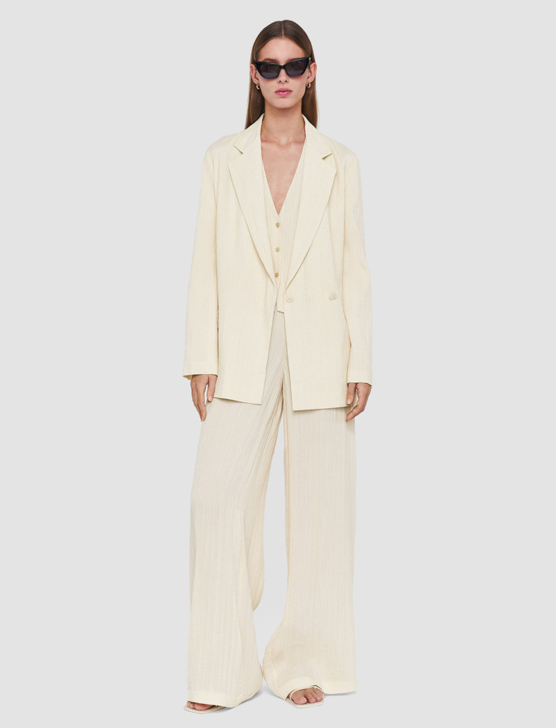 JOSEPH Amelot Pleat Jacquard Jacket outlook