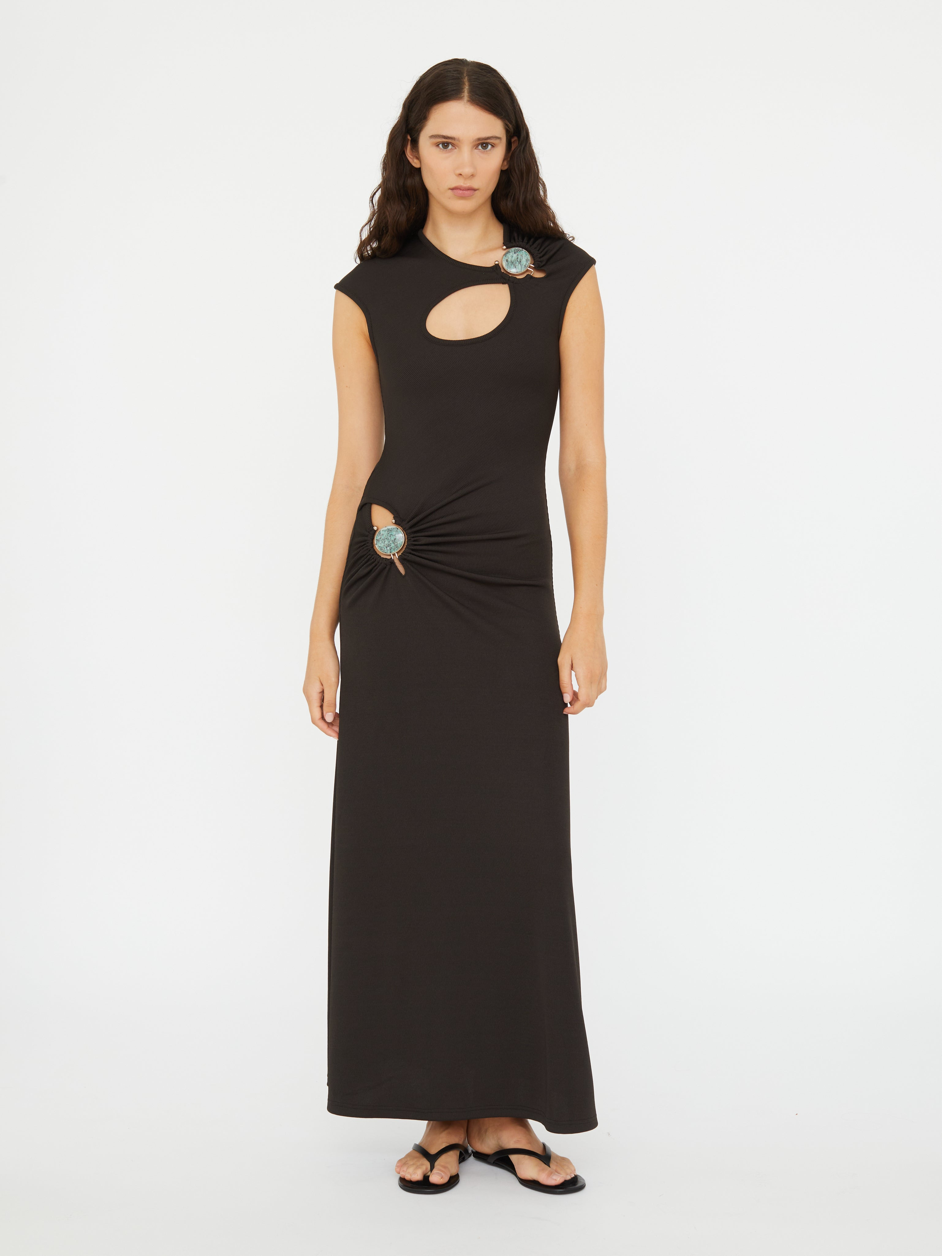 Mineral Stone Hollow Tee Dress - 6