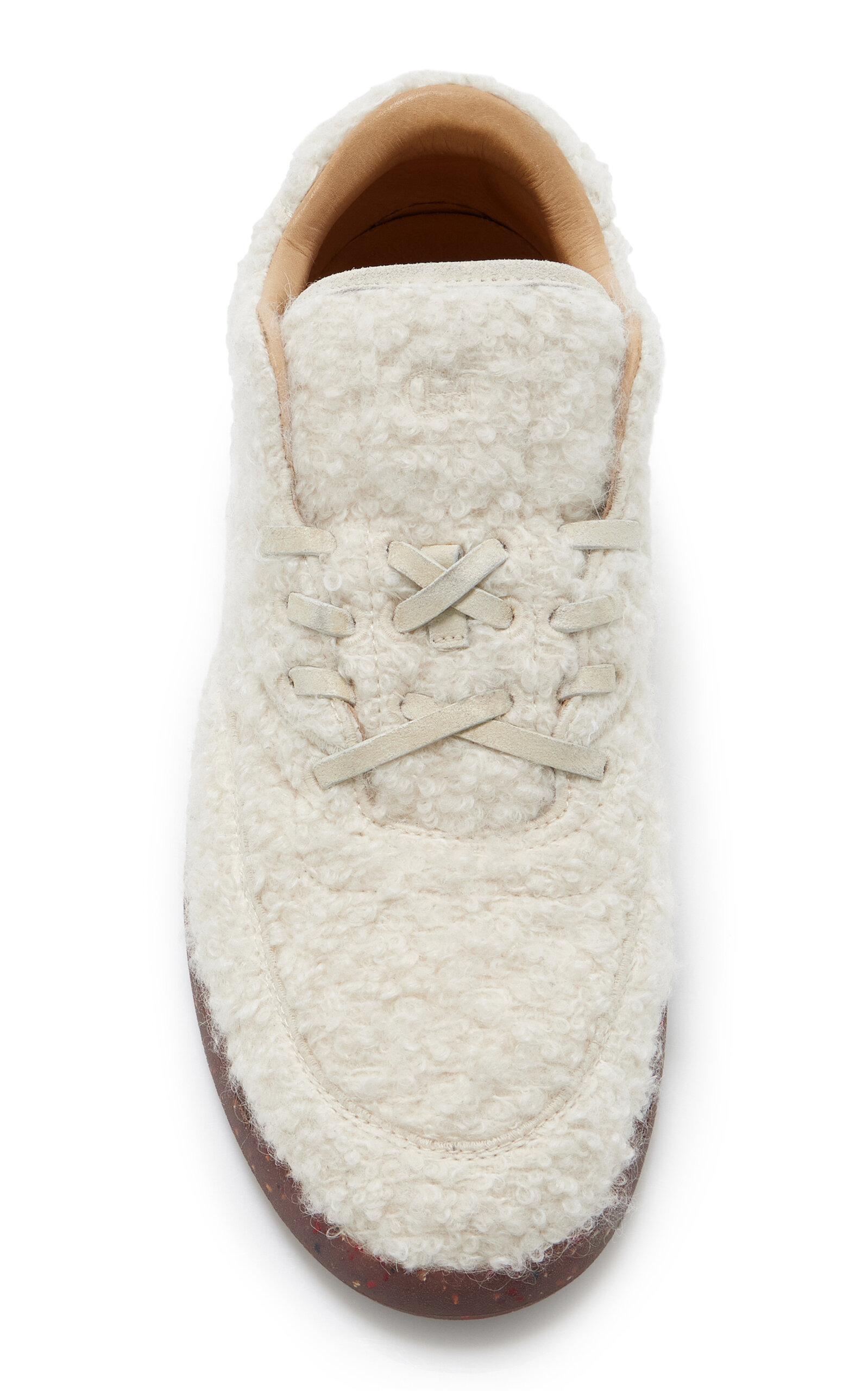 Ohio Cashmere Boucle Sneakers white - 3