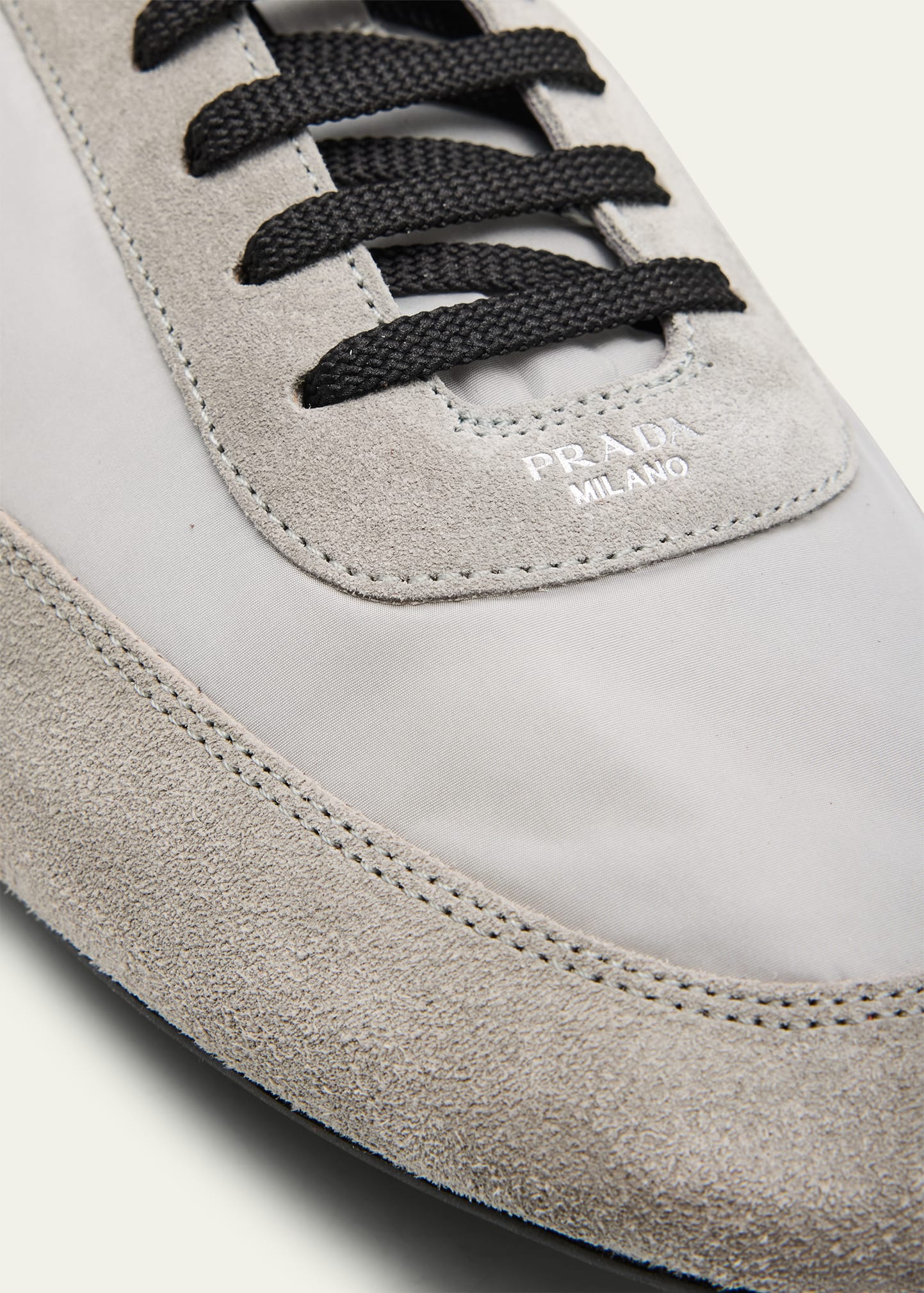 Men's Collapse Nylon and Suede Low-Top Sneakers - 4