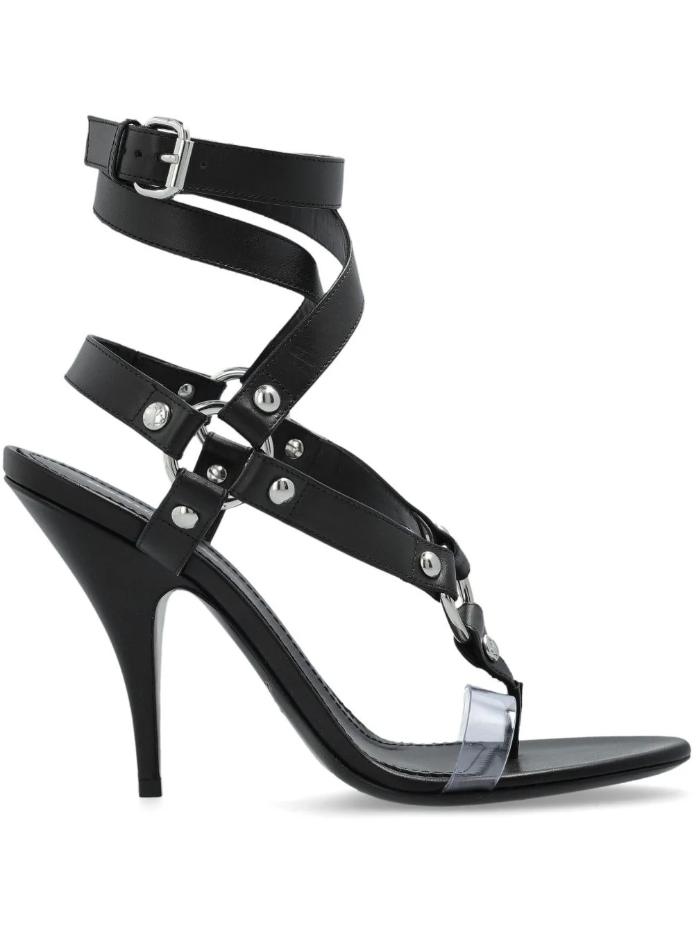 115mm leather sandals - 1