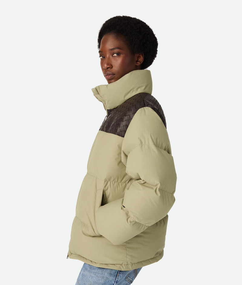Bottega Veneta Frosted Poplin Puffer Jacket outlook