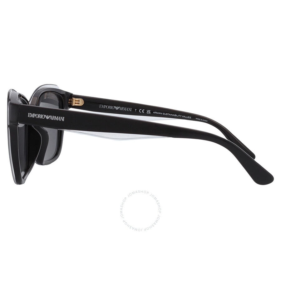 Emporio Armani Dark Grey Square Ladies Sunglasses EA4209F 605187 56 - 5