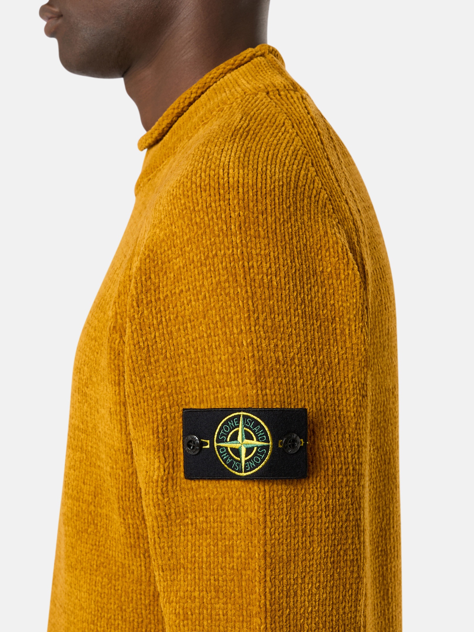 Stone Island Logo Patch Sweater | lncc | REVERSIBLE