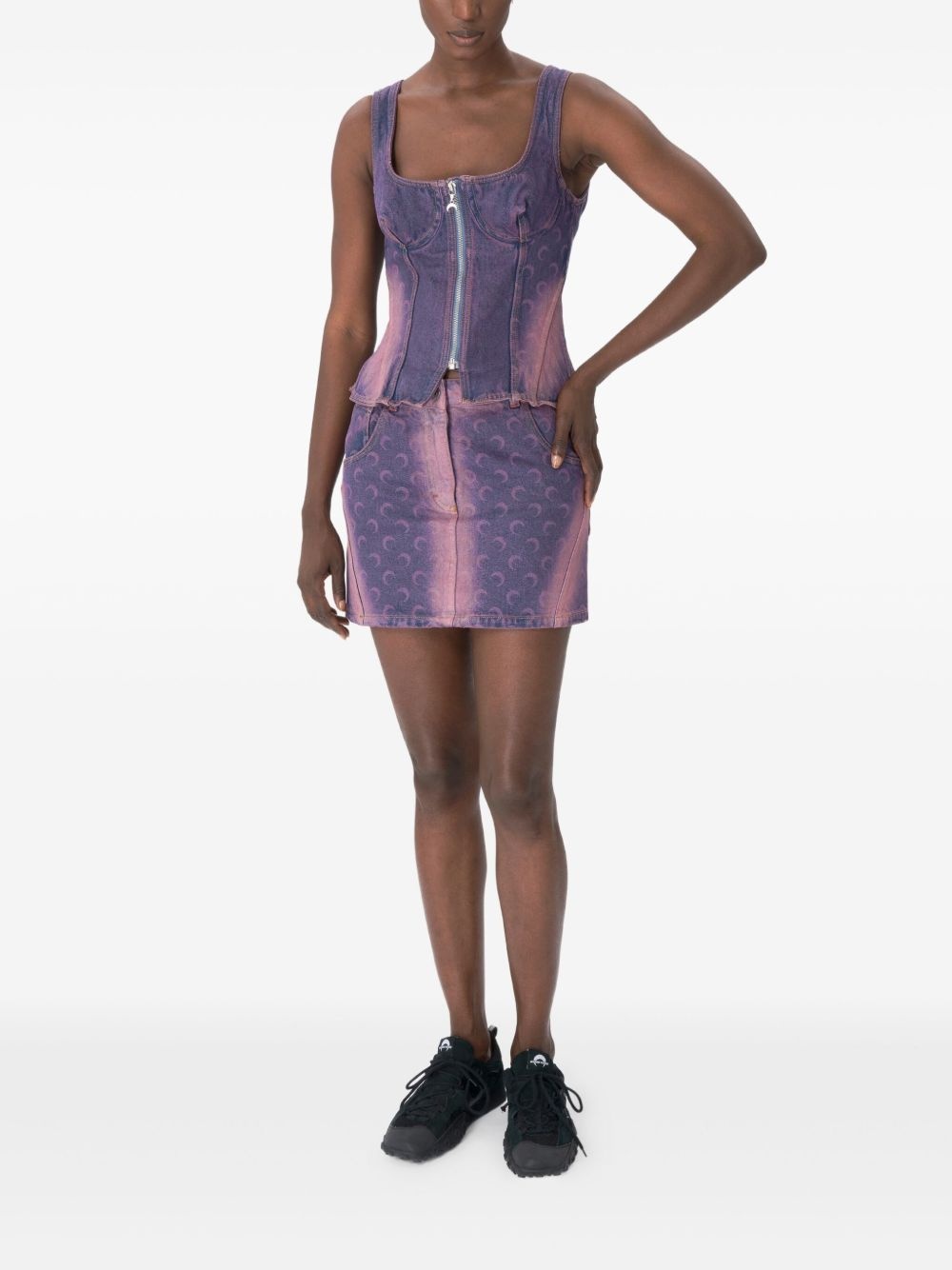 Moon Laser denim top - 2