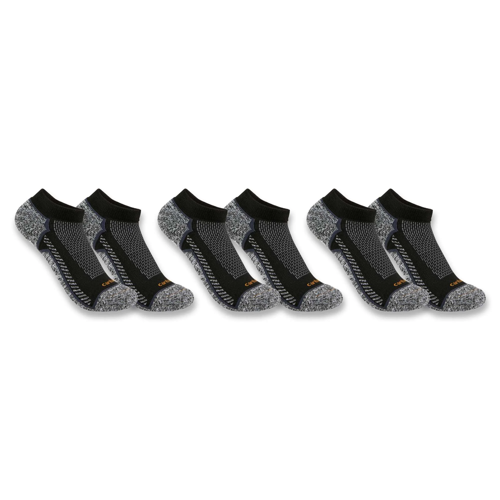 Carhartt Force® Midweight Low-Cut Sock 3-Pack - 1