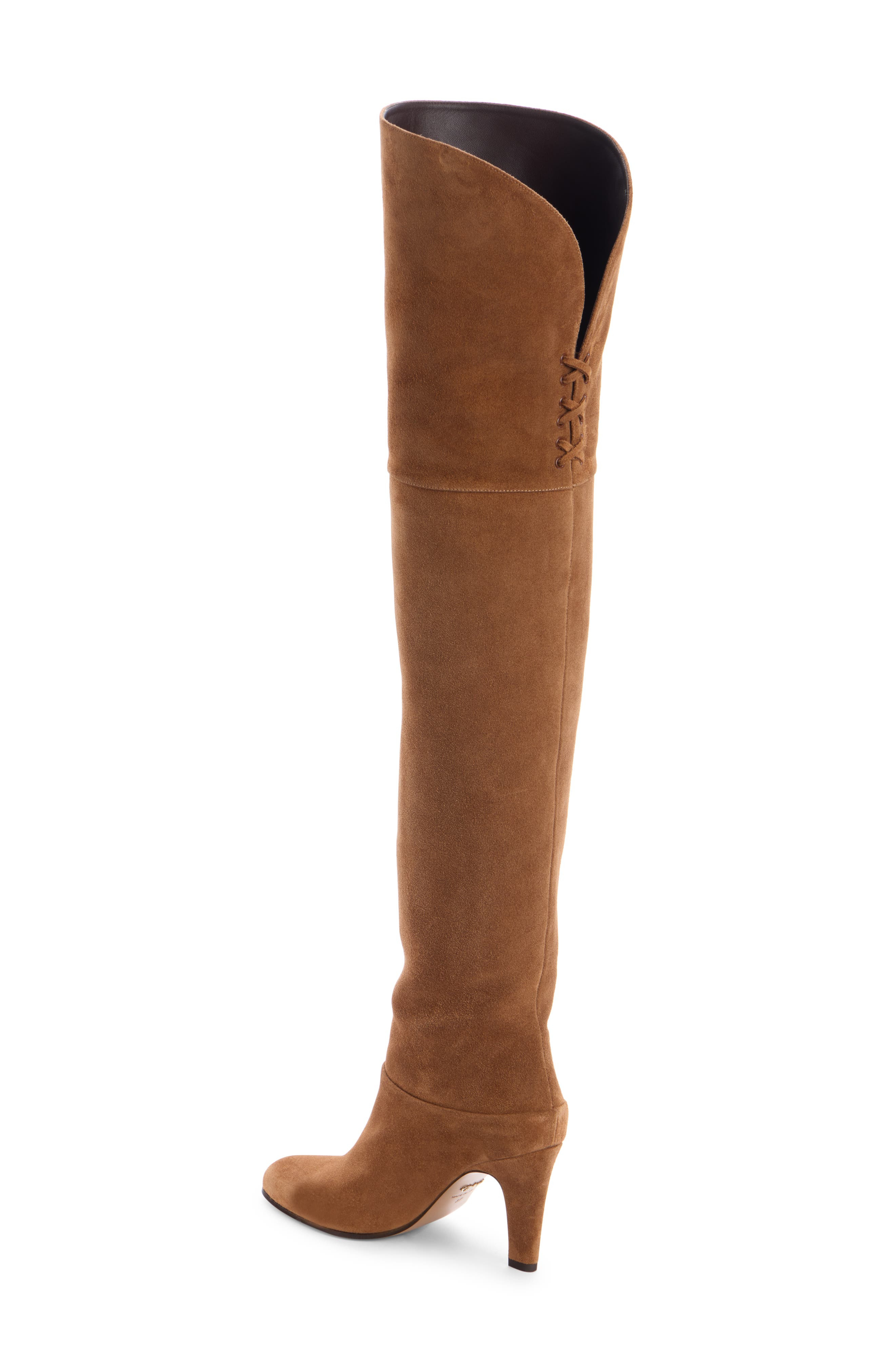 Chloé Eve Over the Knee Boot in Pure Brown at Nordstrom - 2