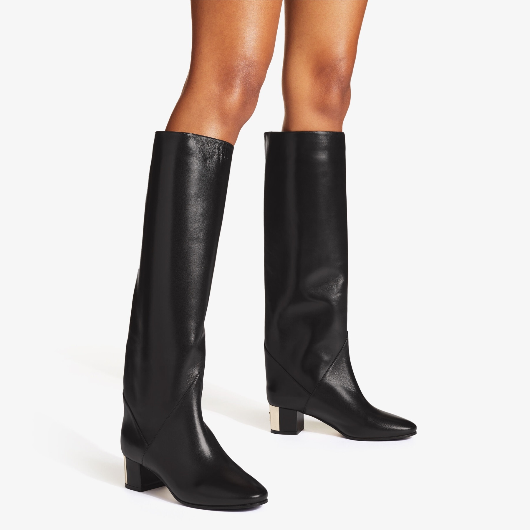 Rydea 45
Black Nappa Leather Knee High Boots - 2