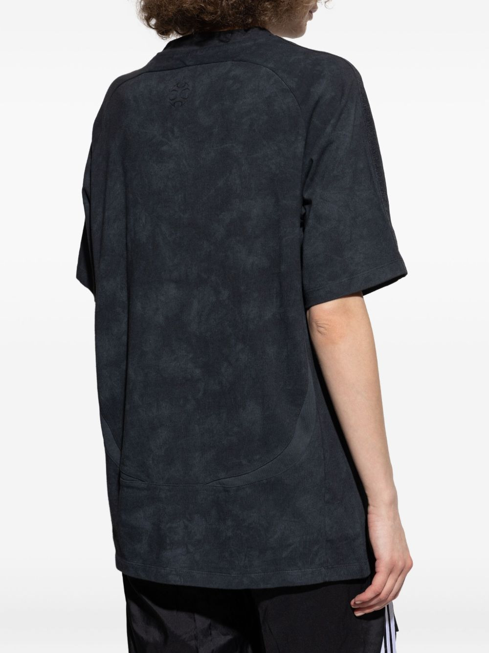 rhinestone-embellishment cotton T-shirt - 4