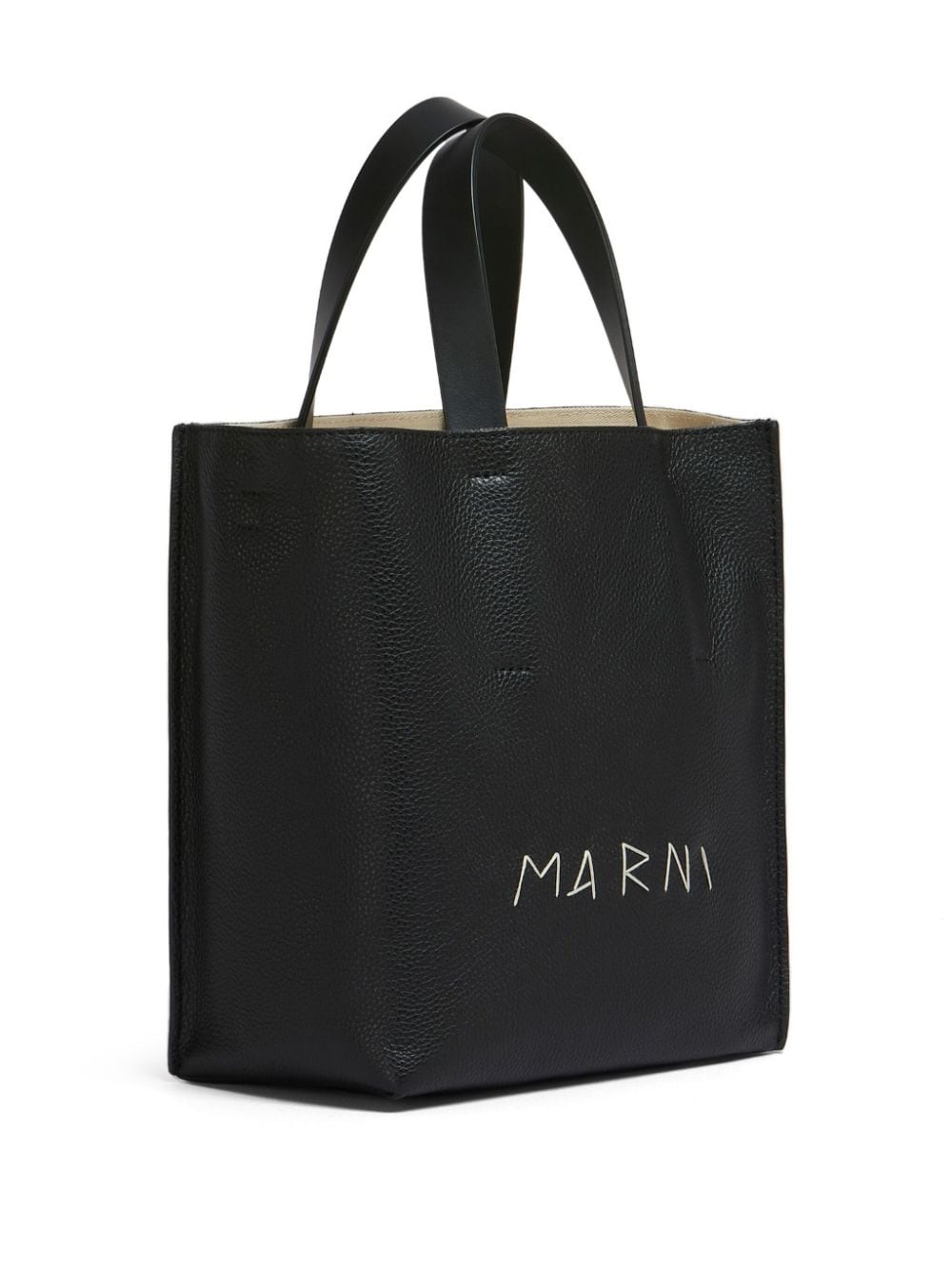 mini Museo leather tote bag - 4