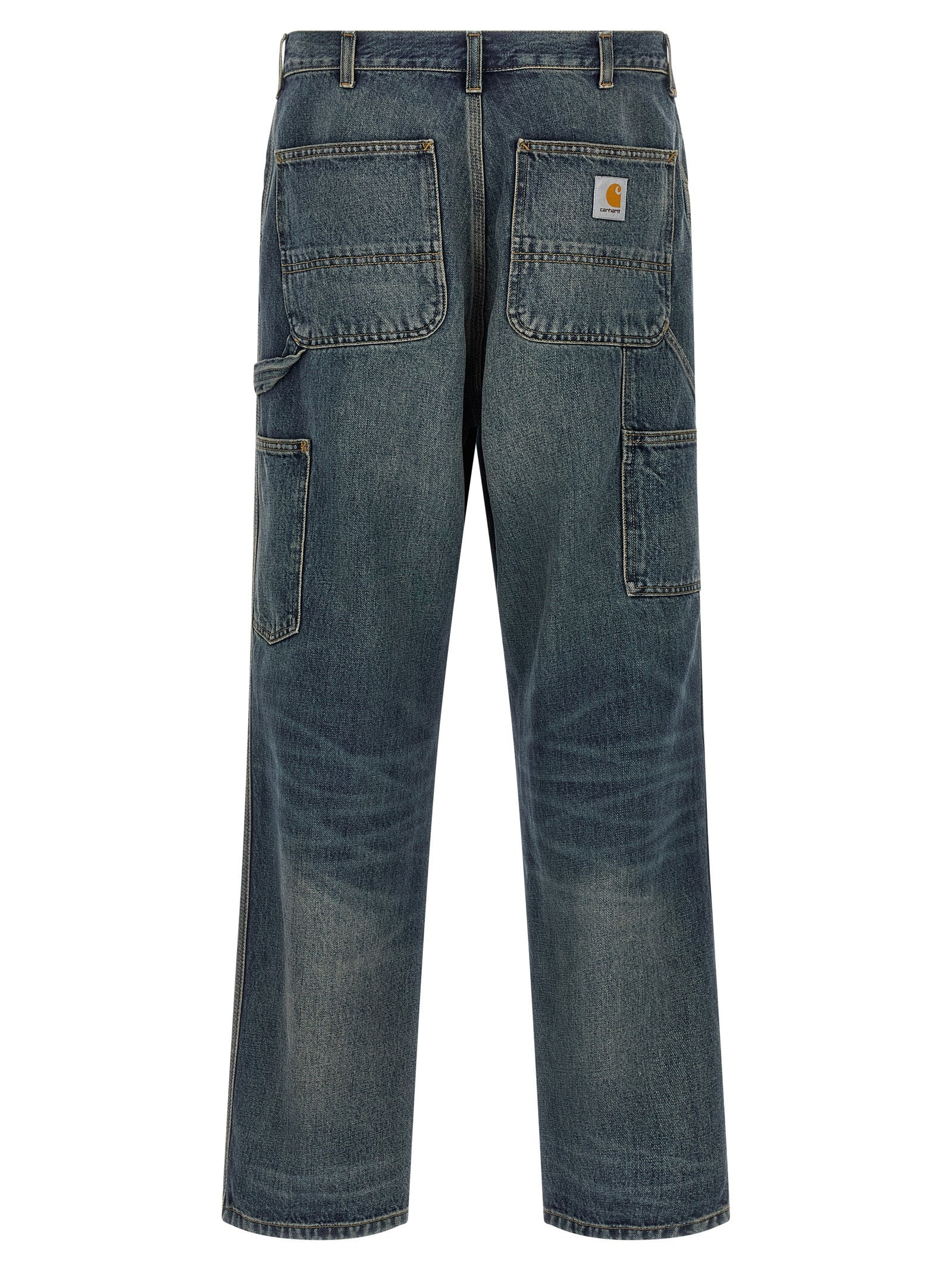 Single Knee Jeans Blue - 2