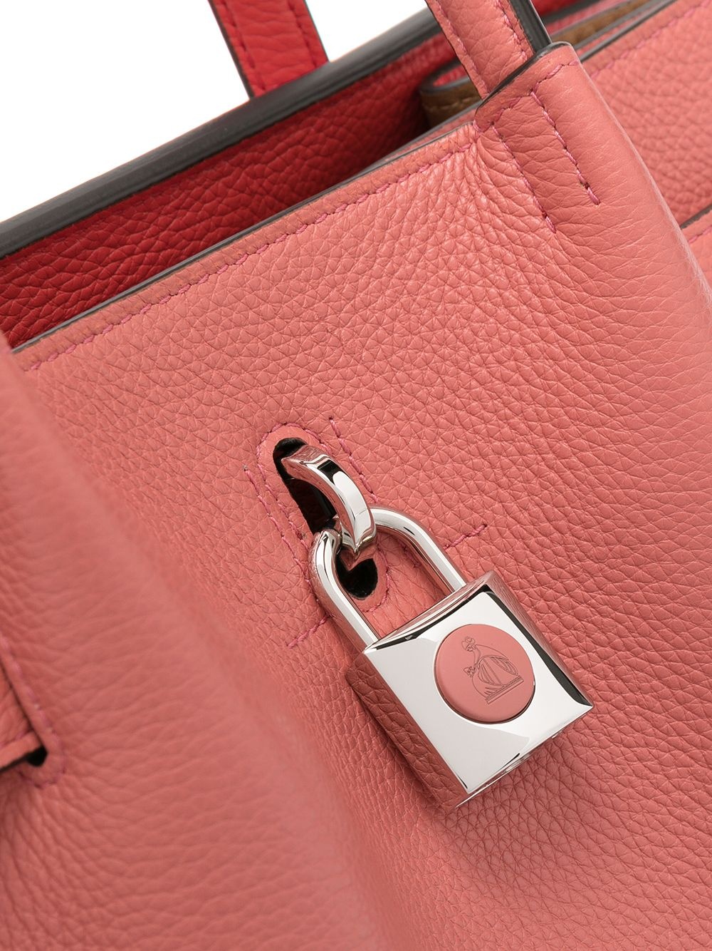 padlock-detail tote bag - 4