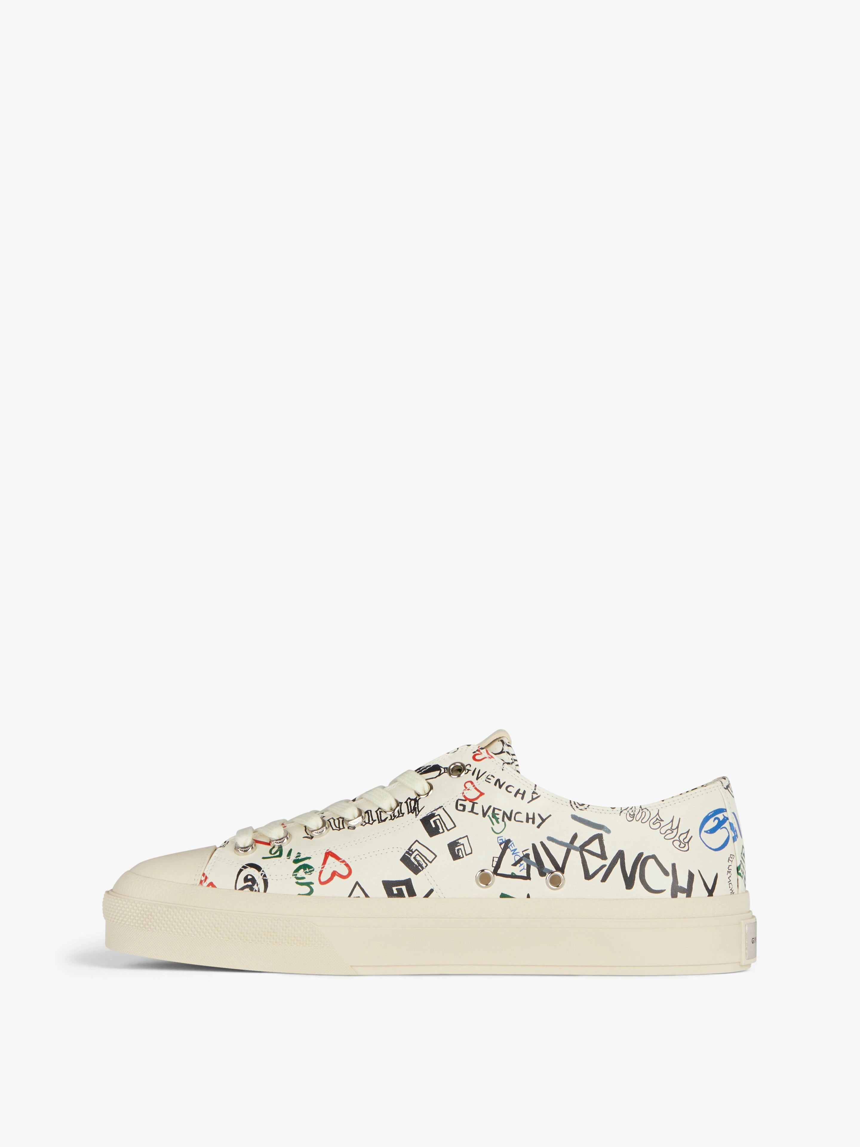 [GIVENCHY]NEW CITY スニーカー 正規品 Givenchy CITY SNEAKERS IN LEATHER | REVERSIBLE