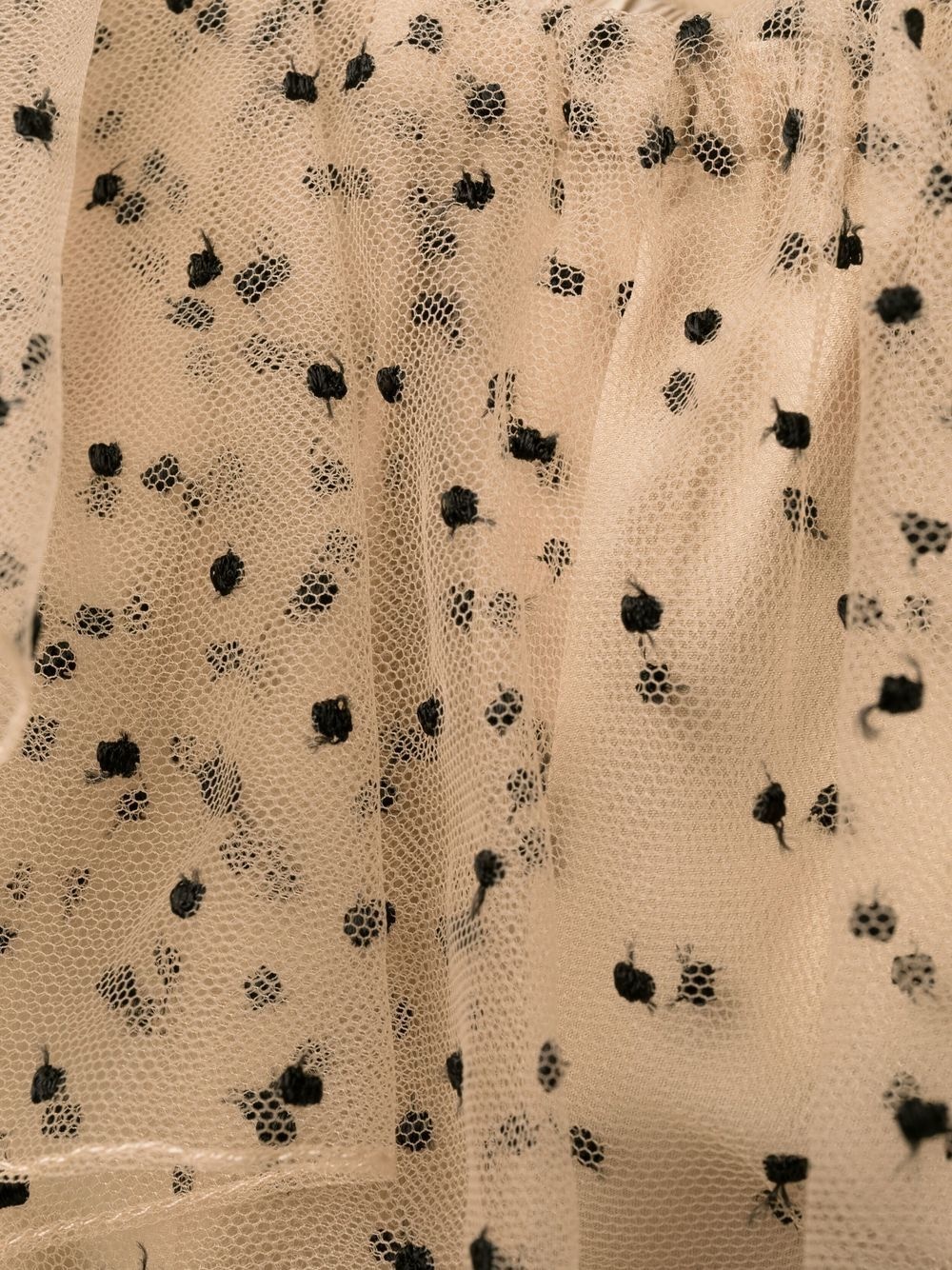 polka-dot one-shoulder minidress - 6