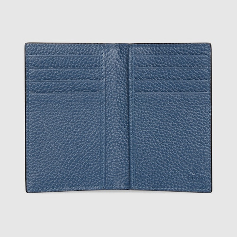 GUCCI Long card case with Gucci script outlook