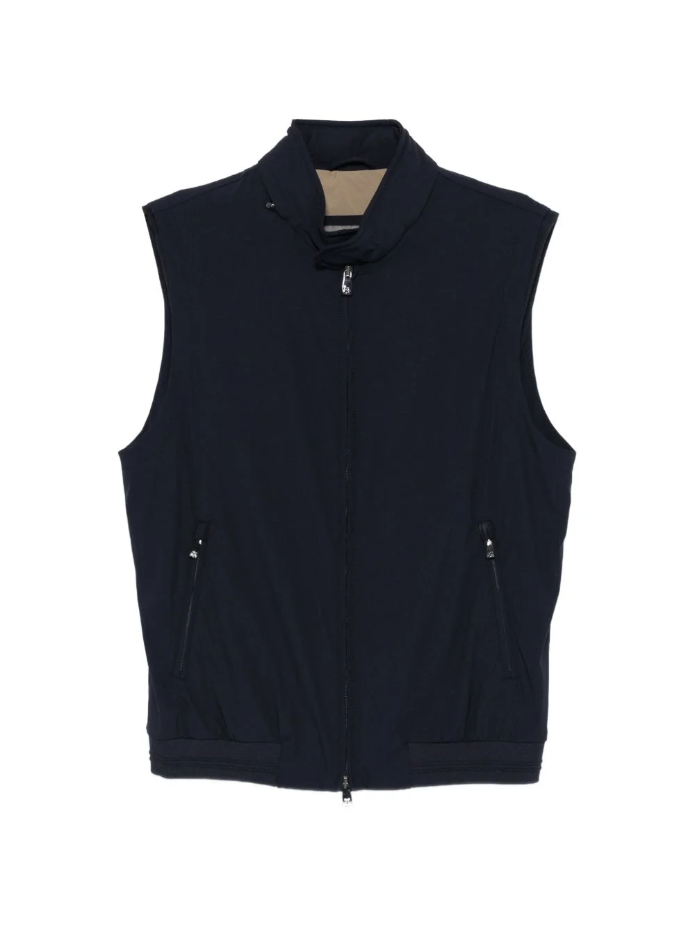 zip sleeveless gilet - 1