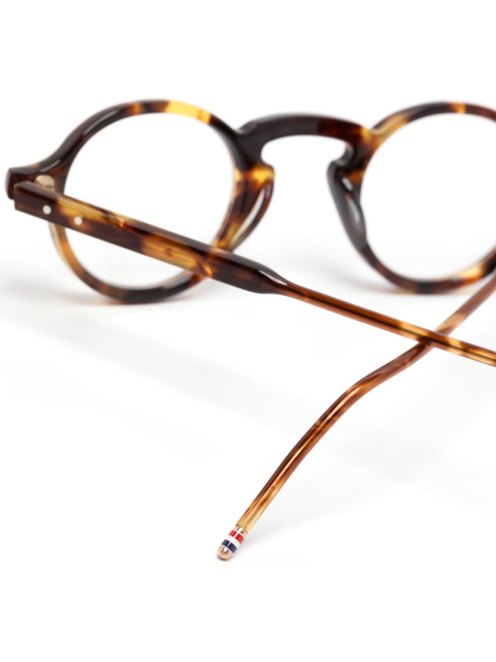 tortoiseshell round-frame glasses - 3