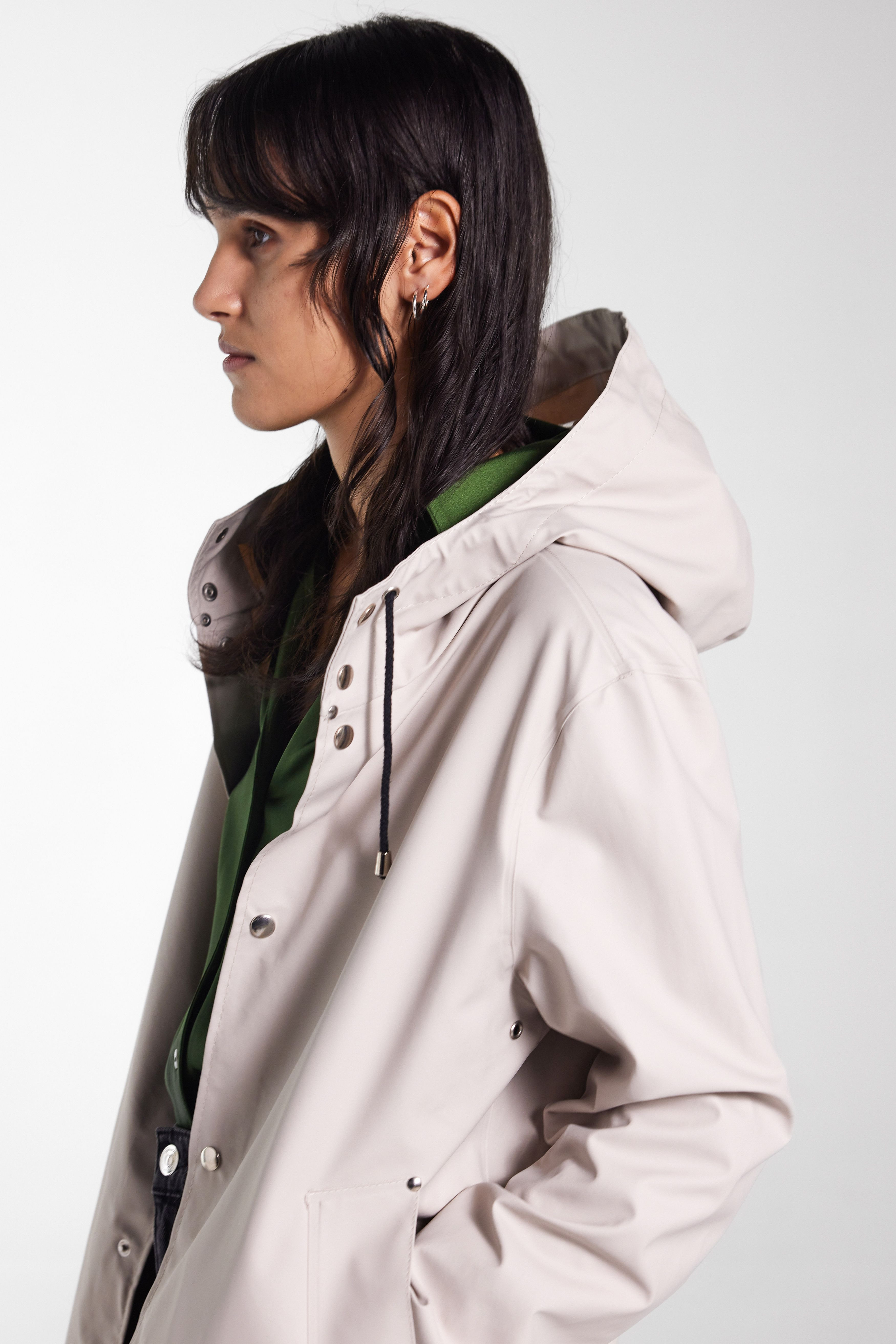 Stockholm Lightweight Raincoat Light Sand - 3