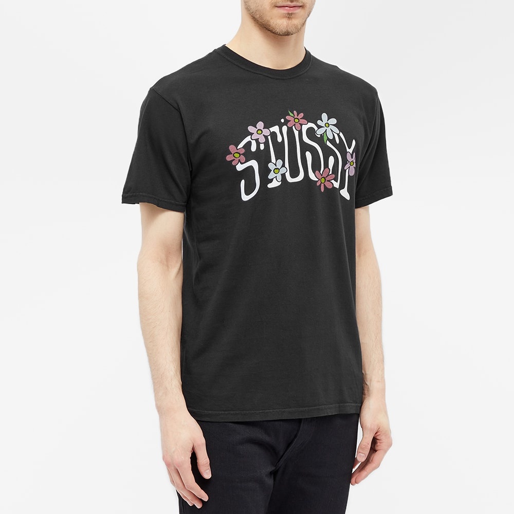 Stussy Flower Collegiate Pigment Dyed Tee - 4