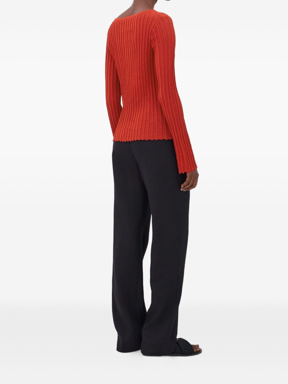 Mabille ribbed boat-neck top - 4