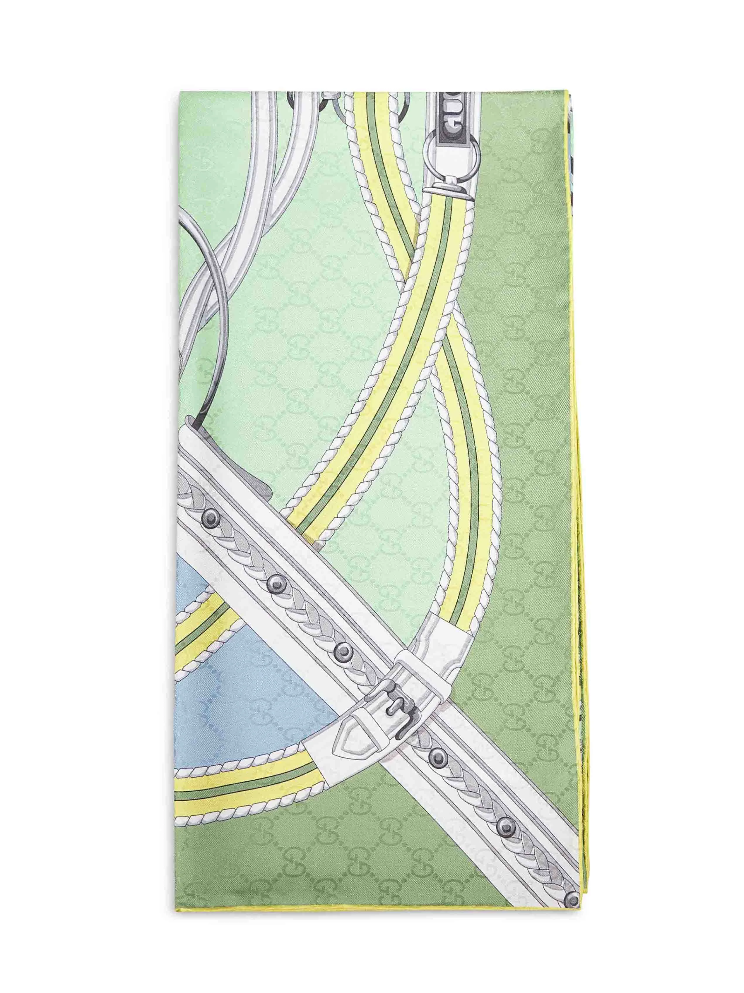 Gucci Women Printed Silk Jacquard Carré - 1