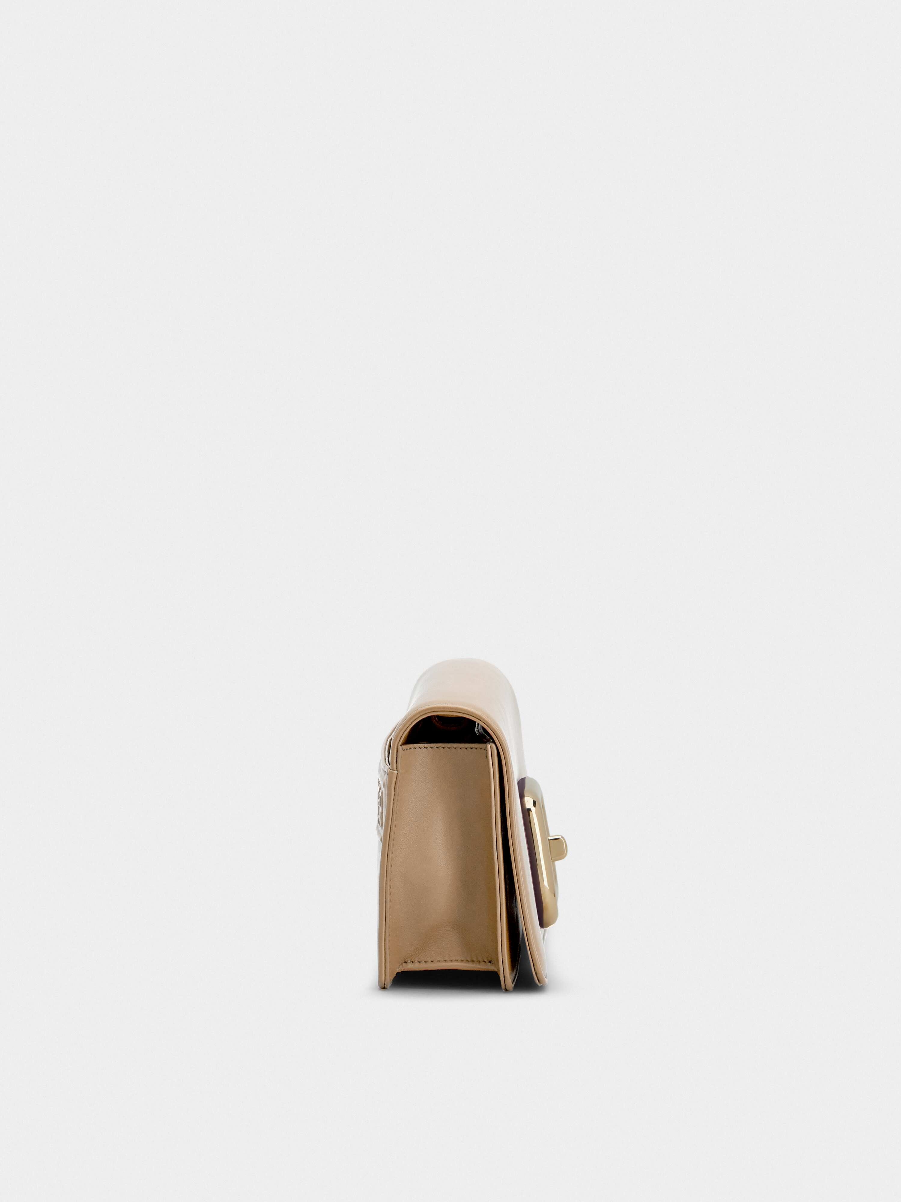 Viv' Choc Mini Bag in Leather - 4