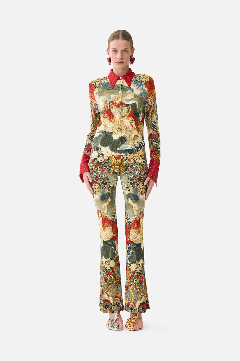 CAMILLA FITTED JERSEY SHIRT outlook