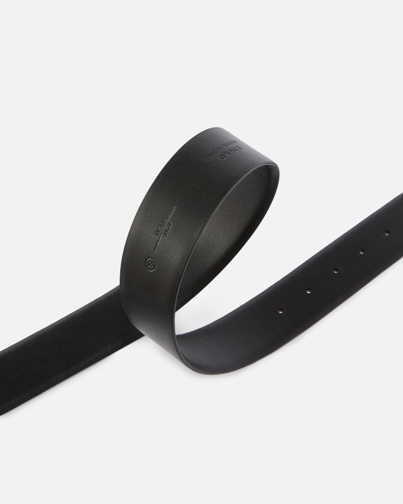LEATHER BELT WITH JEWEL MEDALLION, 4CM 4