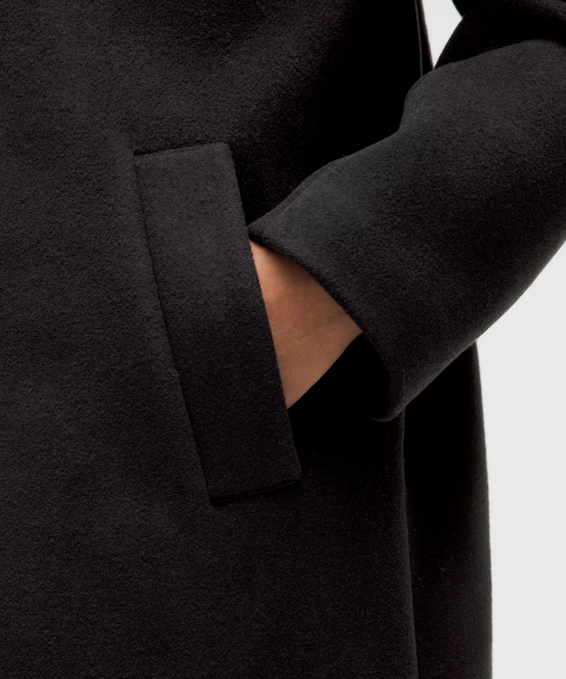 Relaxed-Fit Zip-Front Wool Coat - 4