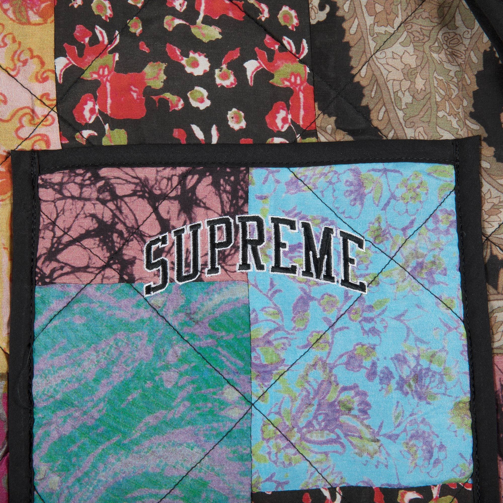 Supreme Reversible Patchwork Quilted Jacket 'Multi' - 3
