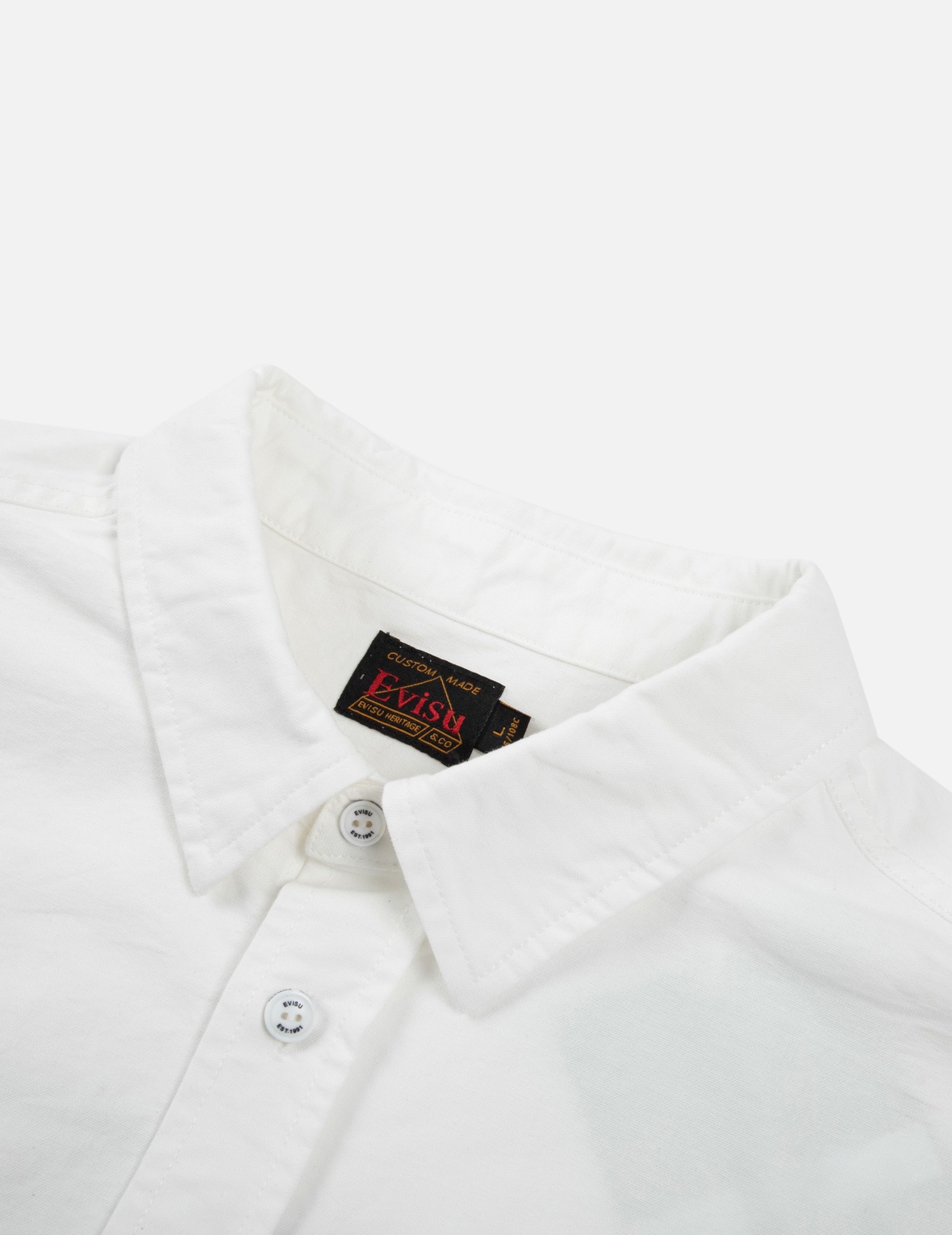 GODHEAD PRINT AND PATCHWORK SEAGULL LOOSE FIT SHIRT - 12
