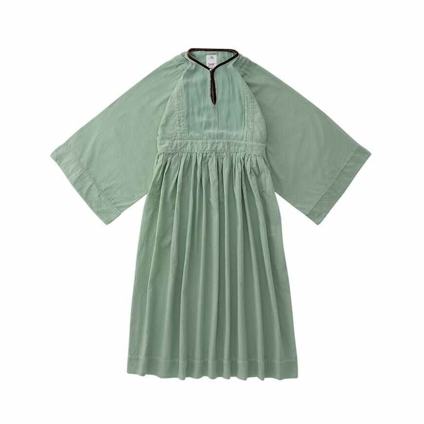 HIPPIE DRESS LT.GREEN - 1