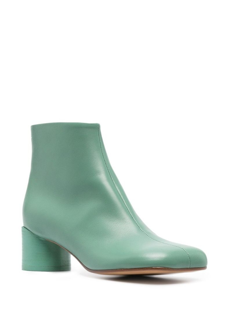 square-toe 45mm ankle boots - 2