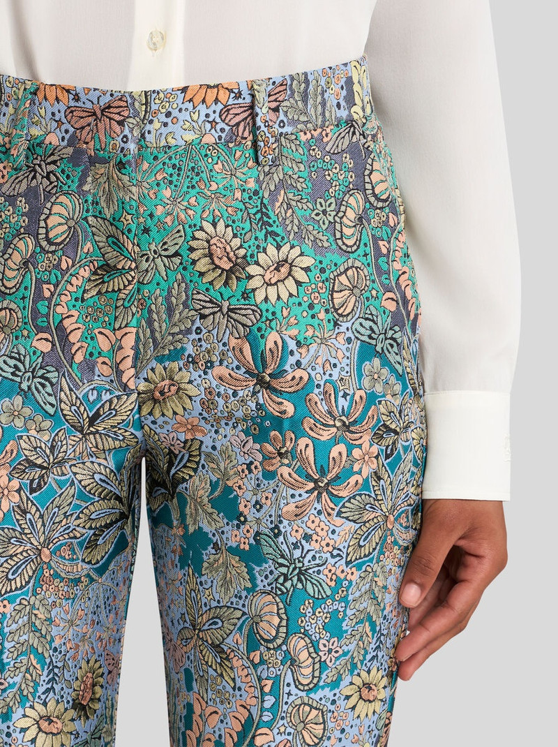 Etro FLORAL CIGARETTE TROUSERS outlook