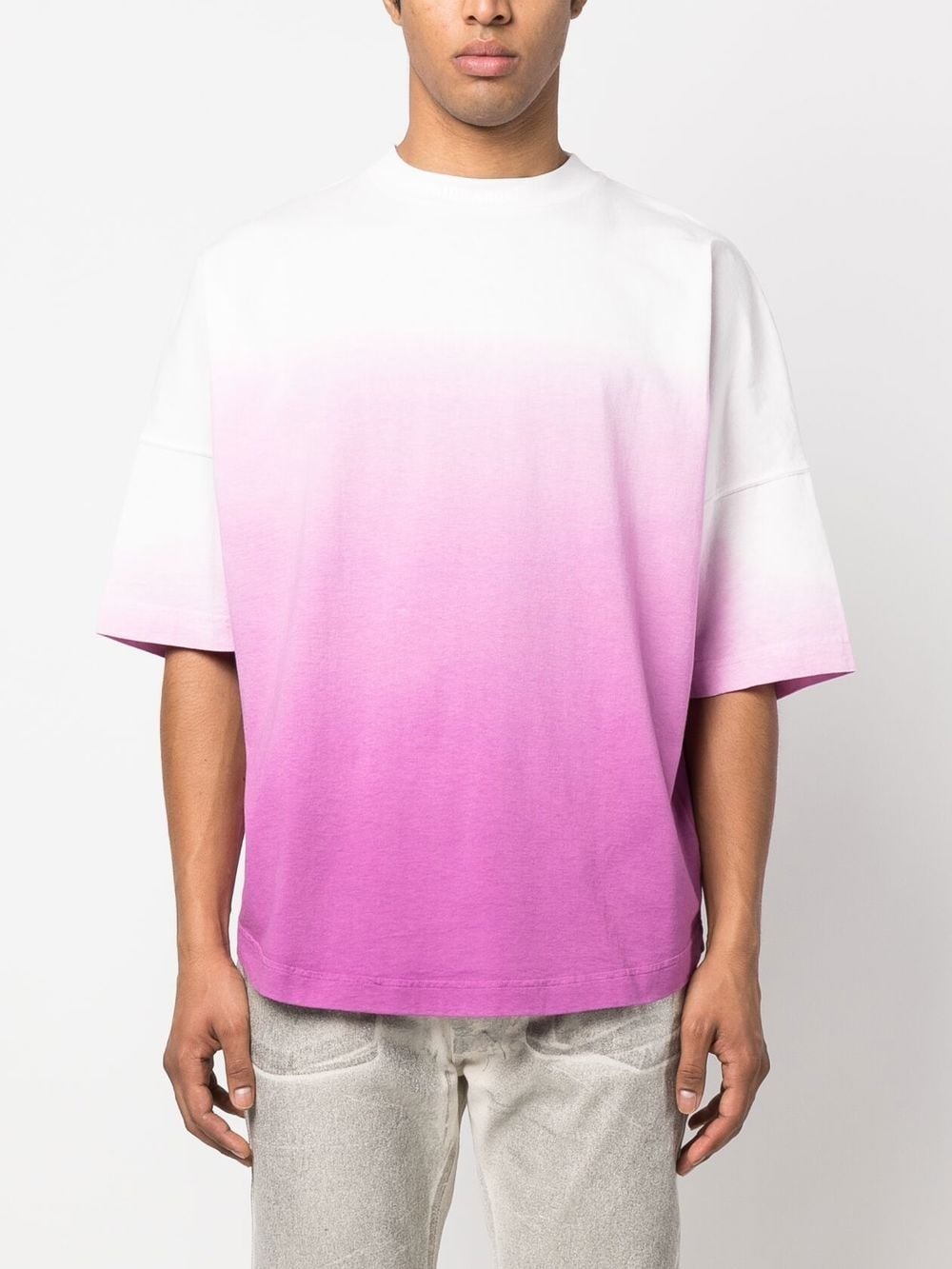 gradient logo-print T-shirt - 3