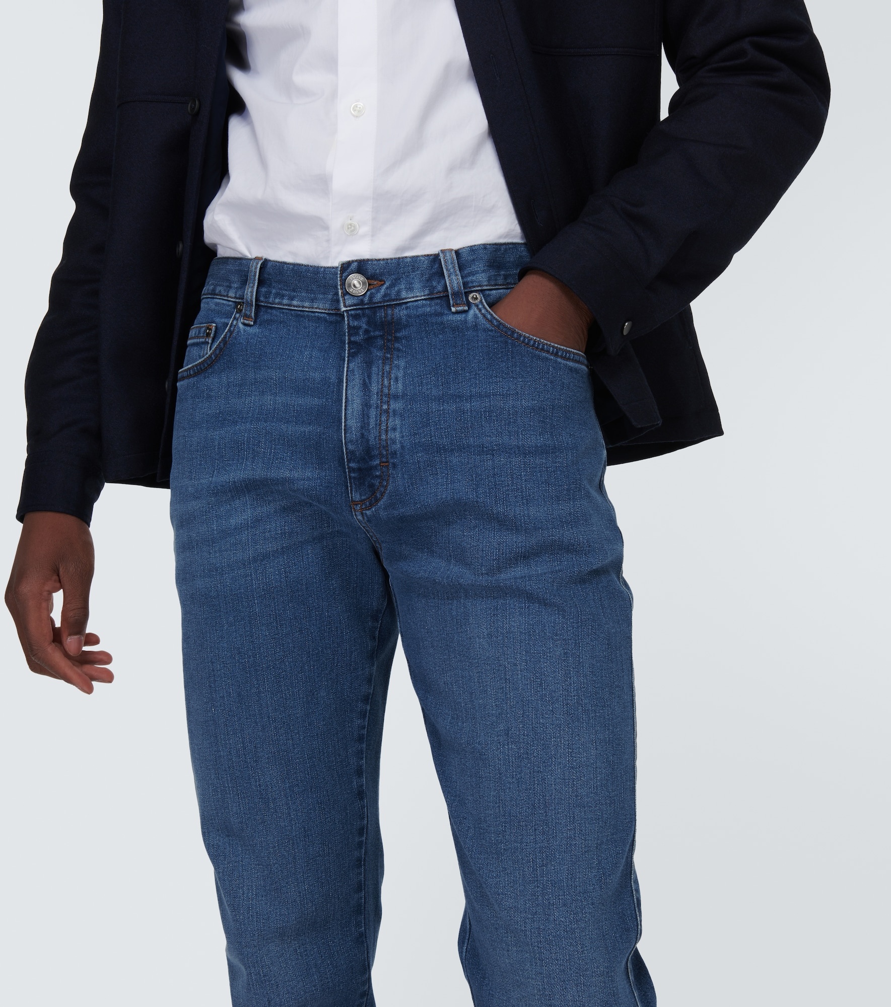 Mid-rise skinny jeans - 5