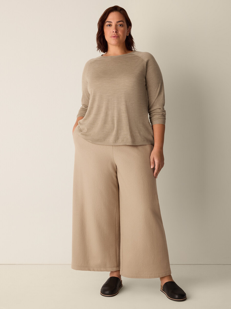 Superfine Merino Crew Neck Top in Regenerative Wool 6